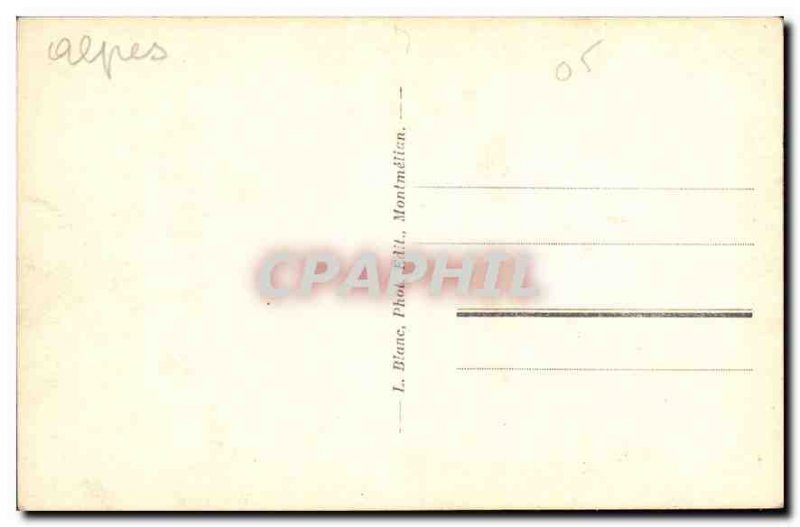 Postcard Old Bridge Abime Bauges