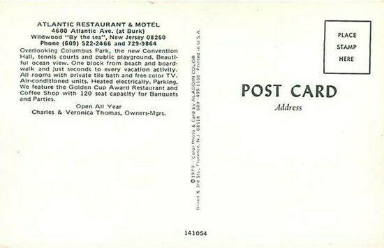 NJ, Wildwood by the sea, New Jersey, Atlantic Restaurant & Motel, Multi View