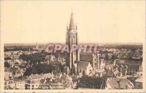 Modern Postcard Panorama of the Church of Our Lady