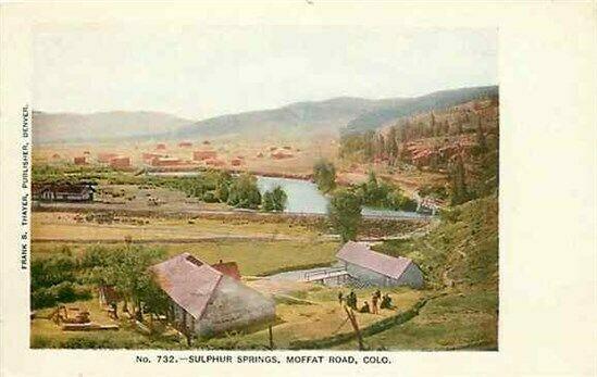CO, Sulphur Springs, Colorado, Frank S. Thayer 732