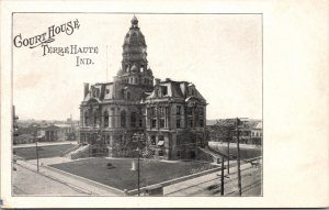 Postcard Court House in Terre Haute, Indiana