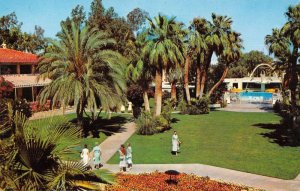 Palm Springs California El Mirador Hotel Grounds Vintage Postcard AA40451