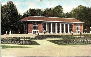 Postcard NY Chautauqua The Post Office Building Chautauqua Institution 1911 A4