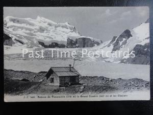 Old Glacier - Gabane de Panossiere (2718m) le Grand Combin 4317m at les Glaciers