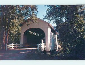 Unused Pre-1980 COVERED BRIDGE Wren Oregon OR t7747