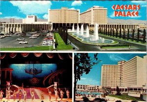 Las Vegas, NV Nevada  CAESARS PALACE HOTEL & CASINO  Showgirls++   4X6 Postcard