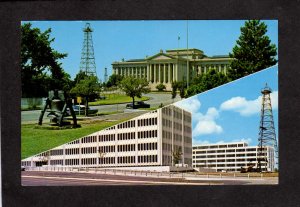 OK State Capitol Will Rogers & Office Bldgs  Oklahoma City, Oklahoma Postcard