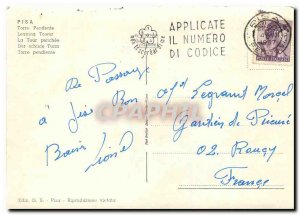 Postcard Modern Pisa Tower Penchee
