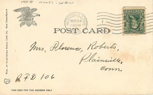 1908 Hartford Connecticut  Multi View Postcard undivided 24-11756