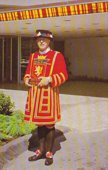 Canada Yeoman Of The Guard Beefeater Bayshore Inn Doorman Vancouver British C...