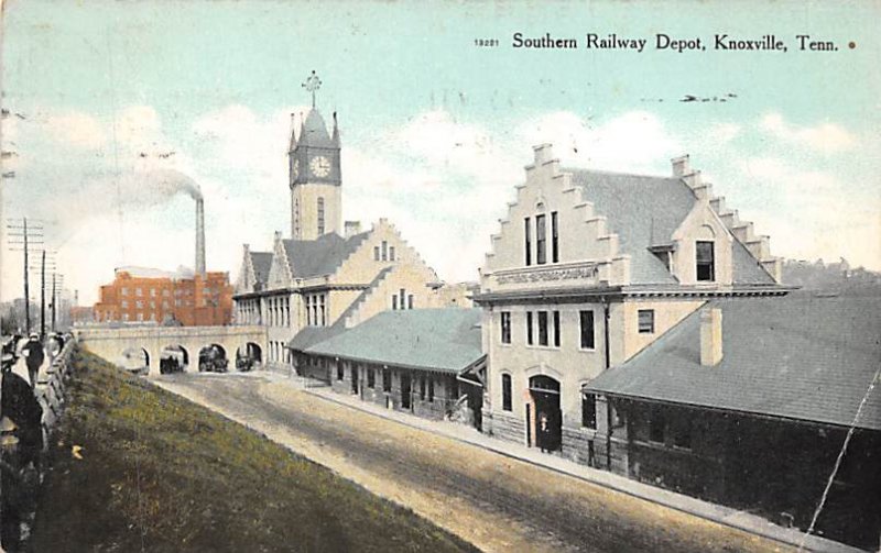 Southern Railway Depot Knoxville, Tenn., USA Tennessee Train 1907 