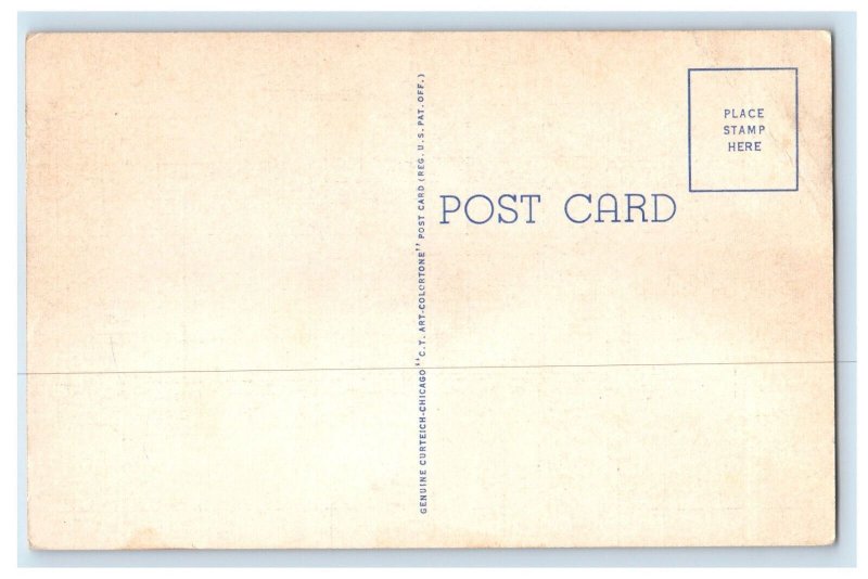 c1940's Saddleback Mountain and Rangeley Lakes Rangeley Maine ME Postcard