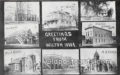 Union Bank, Farmers Savings Bank Wilton, Iowa, USA Unused 