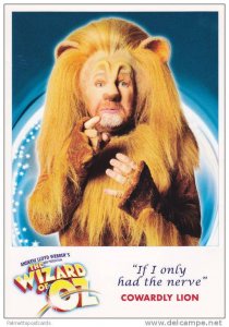 Andrew Lloyd Weber Production, The Wizard of Oz, COWARDLY LION, London Pallad...