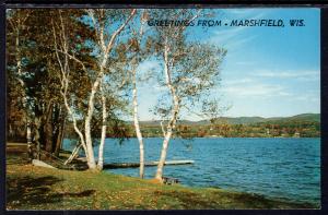 Greetings From Marshfield,WI Lake Scene