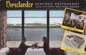 Postcard Norselander Seafood Restaurant Seattle WA