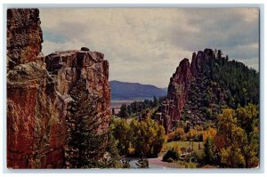 1965 The Great Stonewall Between Trinidad Monument Lake Stonewall CO Postcard 
