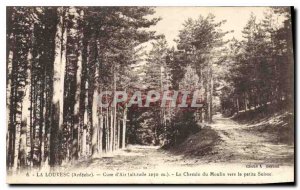 Old Postcard Louvesc Ardeche Cure Air Le Moulin Road to Little Switzerland