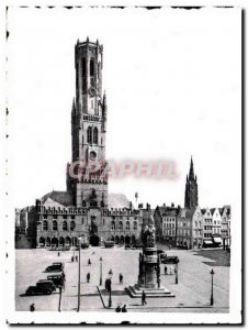 Postcard Modern Halletoren Brugge Bruges The Belfry