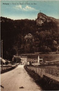 CPA Poligny- Route de Plasne et Croix du Dan FRANCE (1043627)