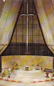 Interior View Of Protestant Chapel Denver Colorado 1968