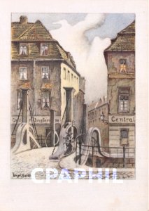 Postcard Modern Alt-Berlin / Jungfernbr�cke put
Sperlingsgasse