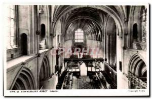 Old Postcard Tewkesbury Abbey Interior