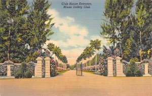 Hialeah Race Course Club House Entrance - Hialeah, Florida FL  