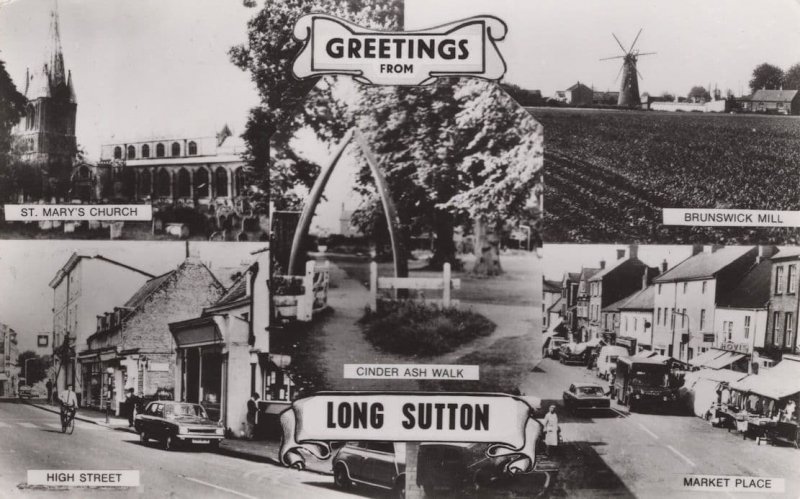 Greetings From Long Sutton Lincolnshire Postcard