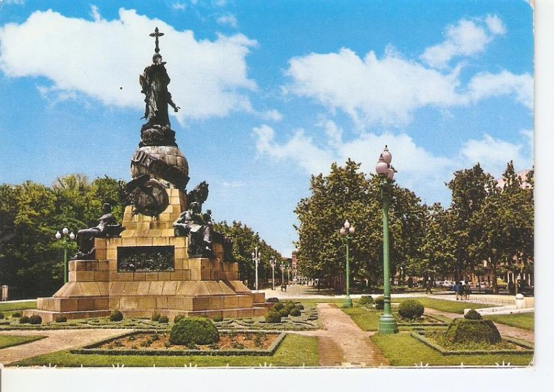 Postal 046329 : Valladolid. Paseo de Campo Grande. Monumento a Colon