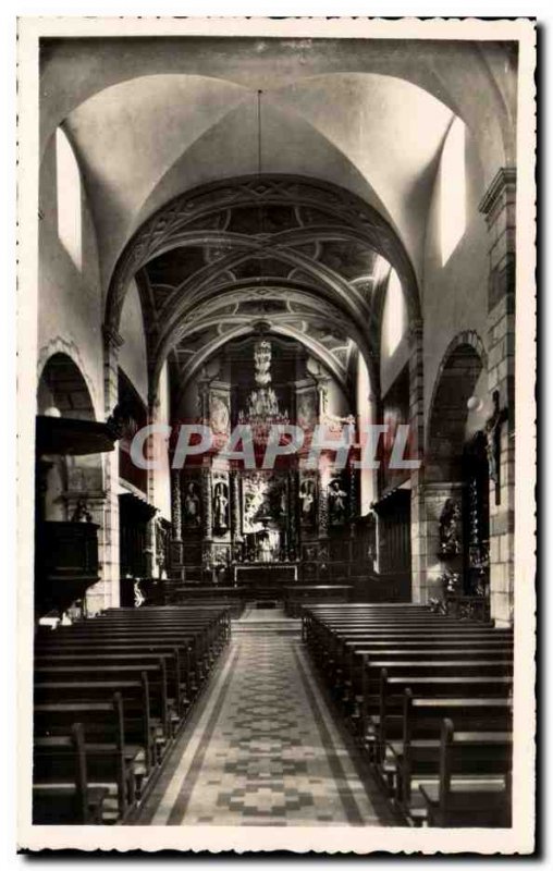 Modern Postcard Thones Interior of church