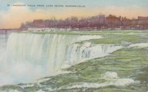 American Falls from Luna Island - Niagara Falls NY, New York - DB