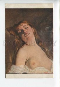 3176608 Semi-NUDE Lady by CHAPLIN Style ASTI vintage color PC