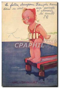 Old Postcard Fantasy Illustrator Child Beatrice Mallet A and two