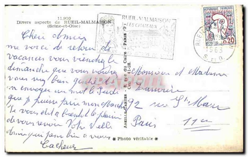 Modern Postcard Rueil Malmaison