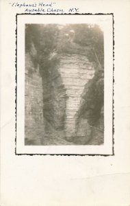 RPPC Elephant's Head in Ausable Chasm - Adirondacks, New York - Rood Photo