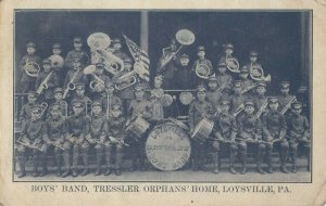 LOYSVILLE , Pennsylvania, 19001-07 ; Boy7's Band , Tressler Orphan's Home