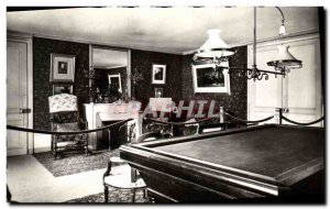 Postcard Modern Billiard Arbois Pasteur paternal house lounge and billiards