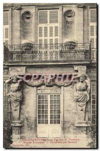 Old Postcard Aix en Provence Pavillon de Vendome Facade Main Caryatids by Rambot