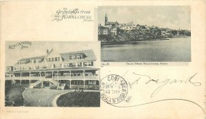 Postcard 1902 Private Marblehead Massachusetts Multi Rockmere Inn MA24-2382