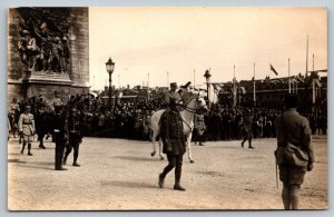 RPPC  WW1  Victory Parade  Paris  France   Postcard