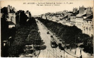 CPA ANGERS - Le Grand Boulevard de SAUMUR (167269)