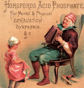 1880s Horsford's Acid Phosphate Quack Med. Darby's Drug Store RI F13