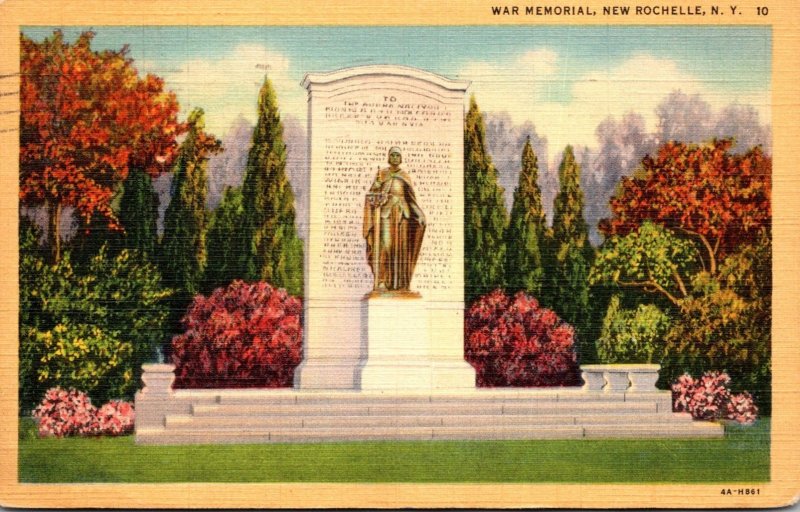 New York New Rochelle War Memorial 1943 Curteich