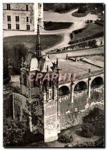 Modern Postcard Amboise Aerienne View Chapel