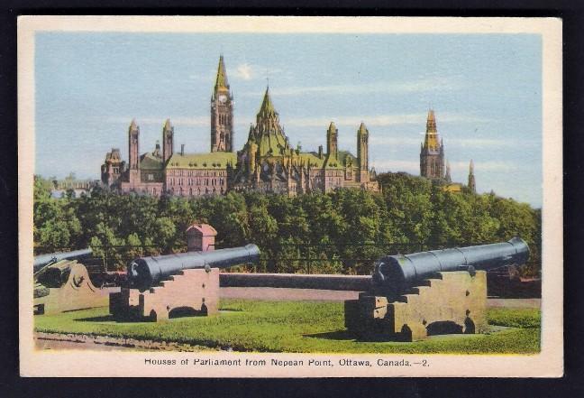 Houses Of Parliament From Neapean Point, Ottawa, ON - Unused