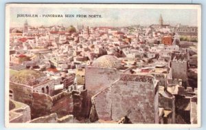 Panorama seen from north JERUSALEM ISRAEL Postcard