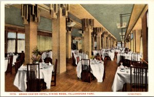 Postcard Dining Room at Grand Canyon Hotel in Yellowstone National Park, Wyoming