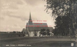 Norway, Stiklestad, RPPC, Church, PP Photo No 1665