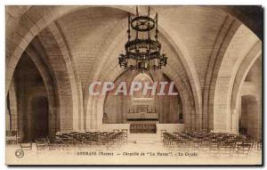 Old Postcard Dormans (Marne) Chapel of La Marne The Crypt